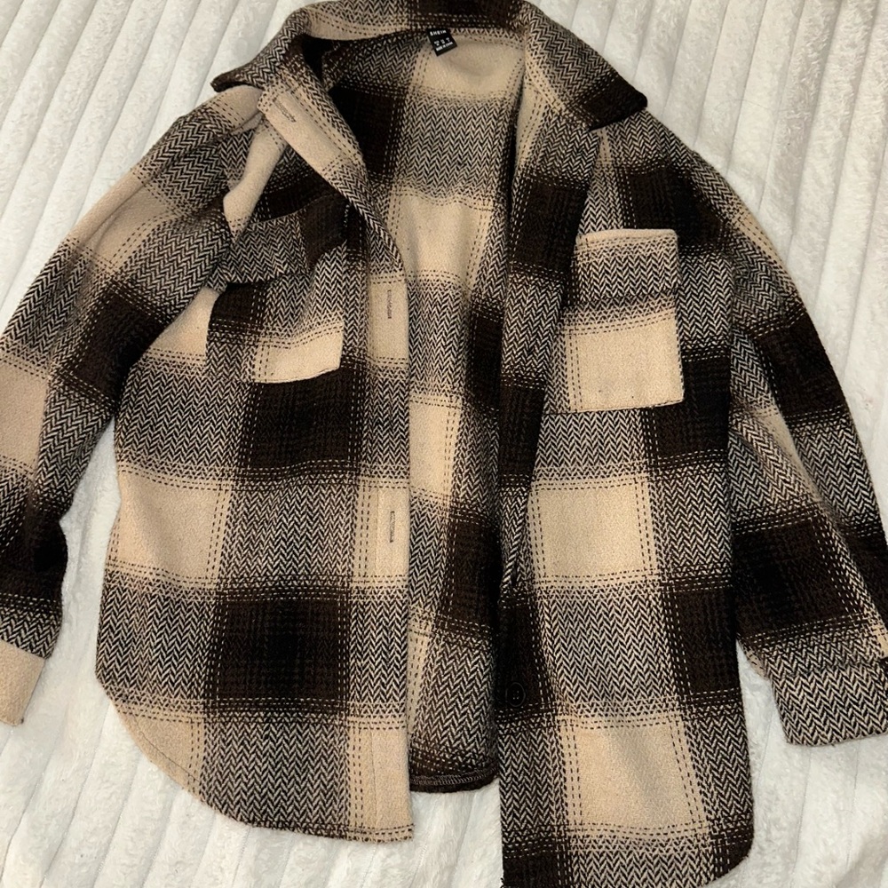 Plaid Overshirt Jacket